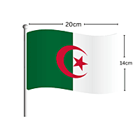 ALGERIA Flag Stick 14CM*20CM