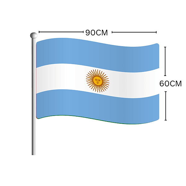 ARGENTINA Flag Stick 60CM*90CM