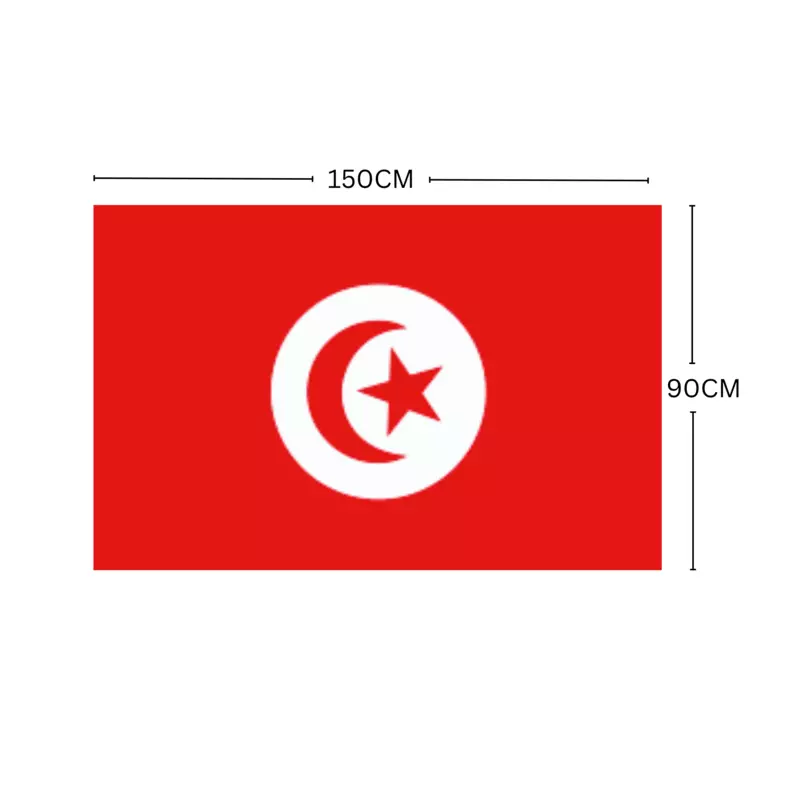 TUNISIA Flag 90CM*150CM