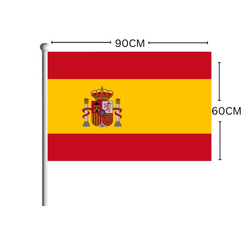 Spain Flag Stick 60CM*90CM