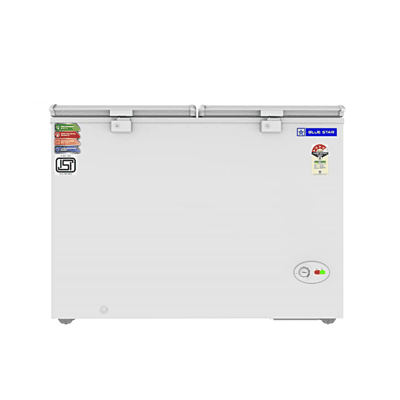 Front look of Blue Star Hard Top Deep freezer-CF4-330NC