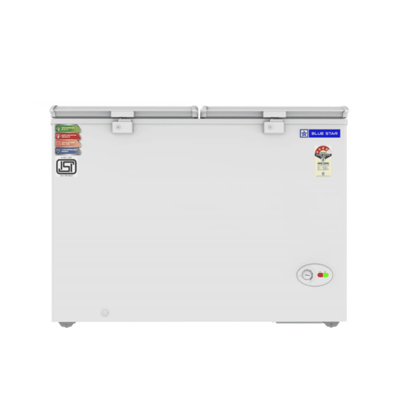 Front look of Blue Star Hard Top Deep freezer-CF4-330NC