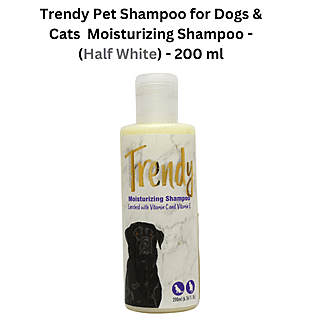 Trendy Pet Shampoo Moisturizing Shampoo - (Half White) - 200 ml