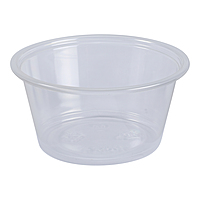 Empress Plastic Portion Cup 3.25 oz, Clear 2500 / cs