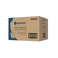 Empress PET Clear Cup 9oz Squat 20 / 50 cs