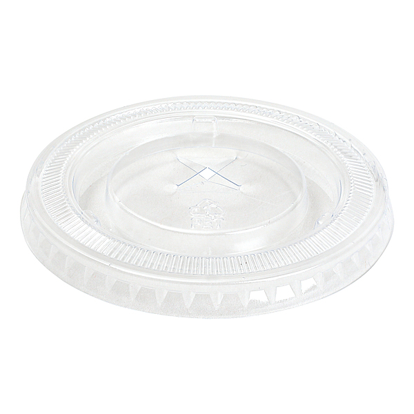 FLAT STRAW LIDS 8-10oz  20/200 CASE