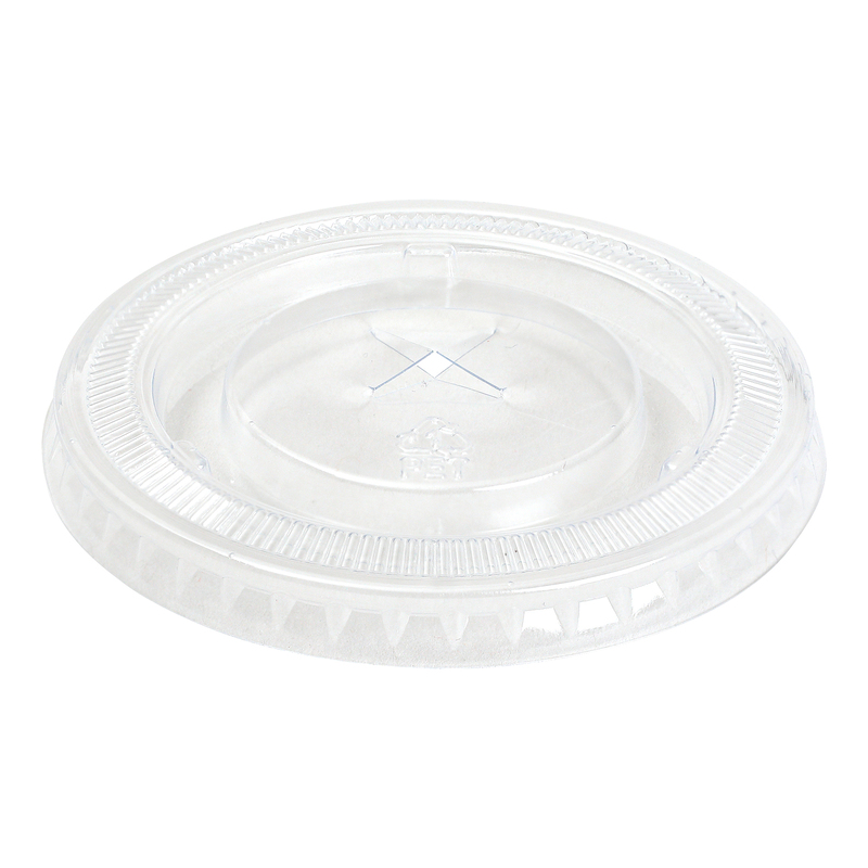 FLAT STRAW LIDS 8-10oz  20/200 CASE