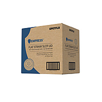 FLAT STRAW LIDS 8-10oz  20/200 CASE