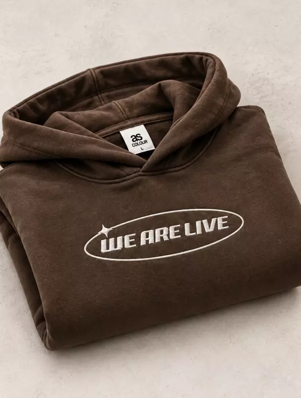 We Are Live Faded Hoodie