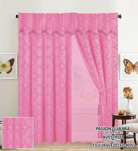 CORTINA COLVEN ROSADO