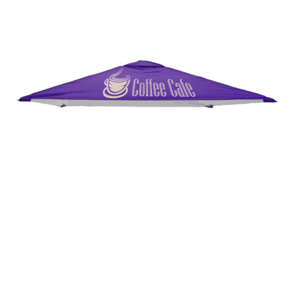 Umbrella 3m x 3m, UV Print, Square 4-Panel, Skin