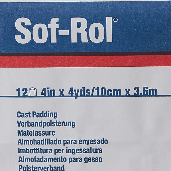 Sof-Rol® Undercast Padding – 4 Inch × 4 Yard, Rayon, NonSterile Sof-Rol® Undercast Padding – 4 Inch × 4 Yard, Rayon, NonSterile