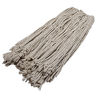 Performance Plus #24 Cotton Cut End Wet Mop White Head Band 1 1/4" 12 / cs