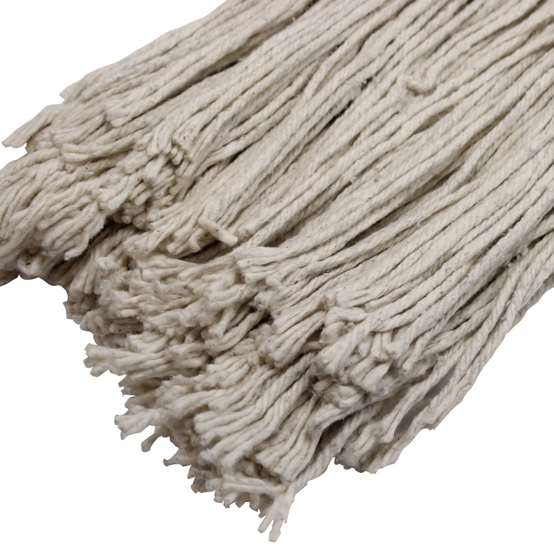 Performance Plus #24 Cotton Cut End Wet Mop White Head Band 1 1/4" 12 / cs