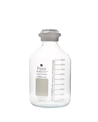 PUREGRIP® Rhino Safety Coated Glass Bottles 10 L Clear 83B VersaCap