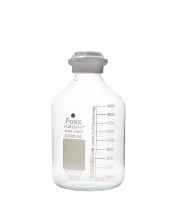 PUREGRIP® Rhino Safety Coated Glass Bottles 10 L Clear 83B VersaCap