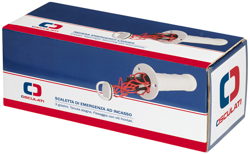 3-step emergency ladder w/ front screws