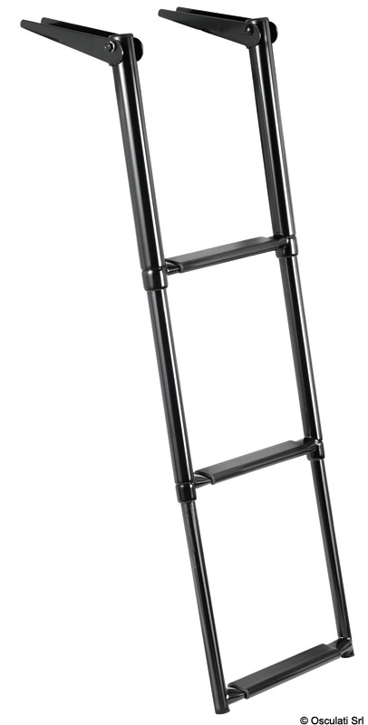Telescopic ladder f.platforms AISI316 3 steps