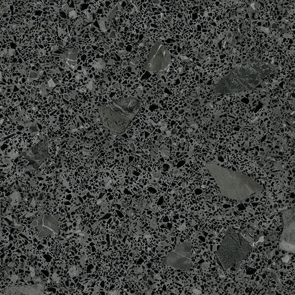 GRESIE TIP TERAZZO, BLACK M.G. 60X60