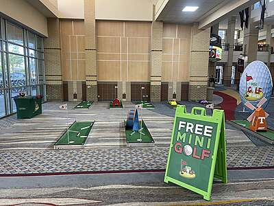 7ft Circle Golf Ball Backdrop 7ft Circle Golf Ball Backdrop