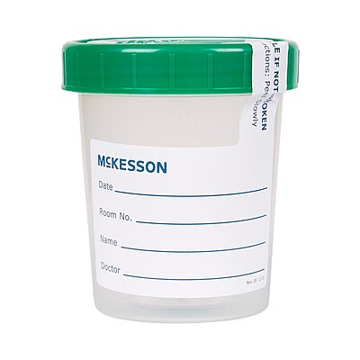 McKesson Sterile Specimen Container 120 mL (4 oz) Screw Cap