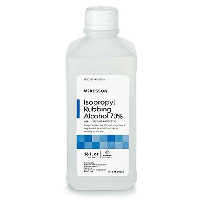 McKesson® Antiseptic Isopropyl Alcohol 70% Topical Liquid 16 oz. Bottle