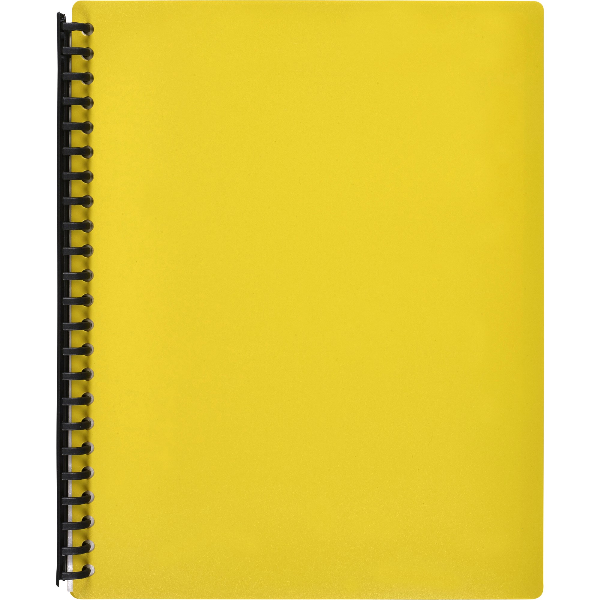 Marbig Display Book A4 Refillable 40 Pocket Yellow