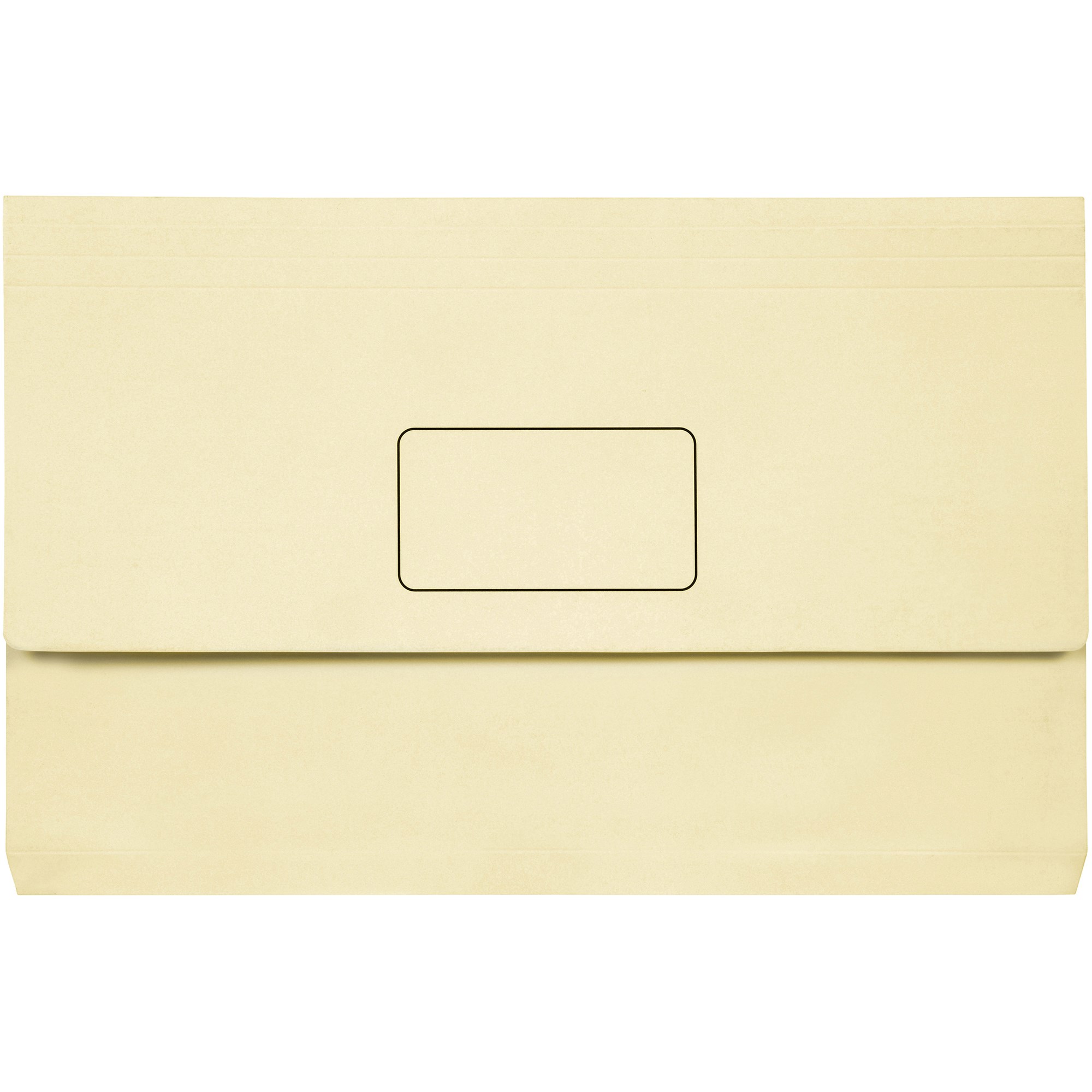 Marbig Slimpick Manilla Document Wallet Foolscap 30mm Gusset Buff Pack  Of 10