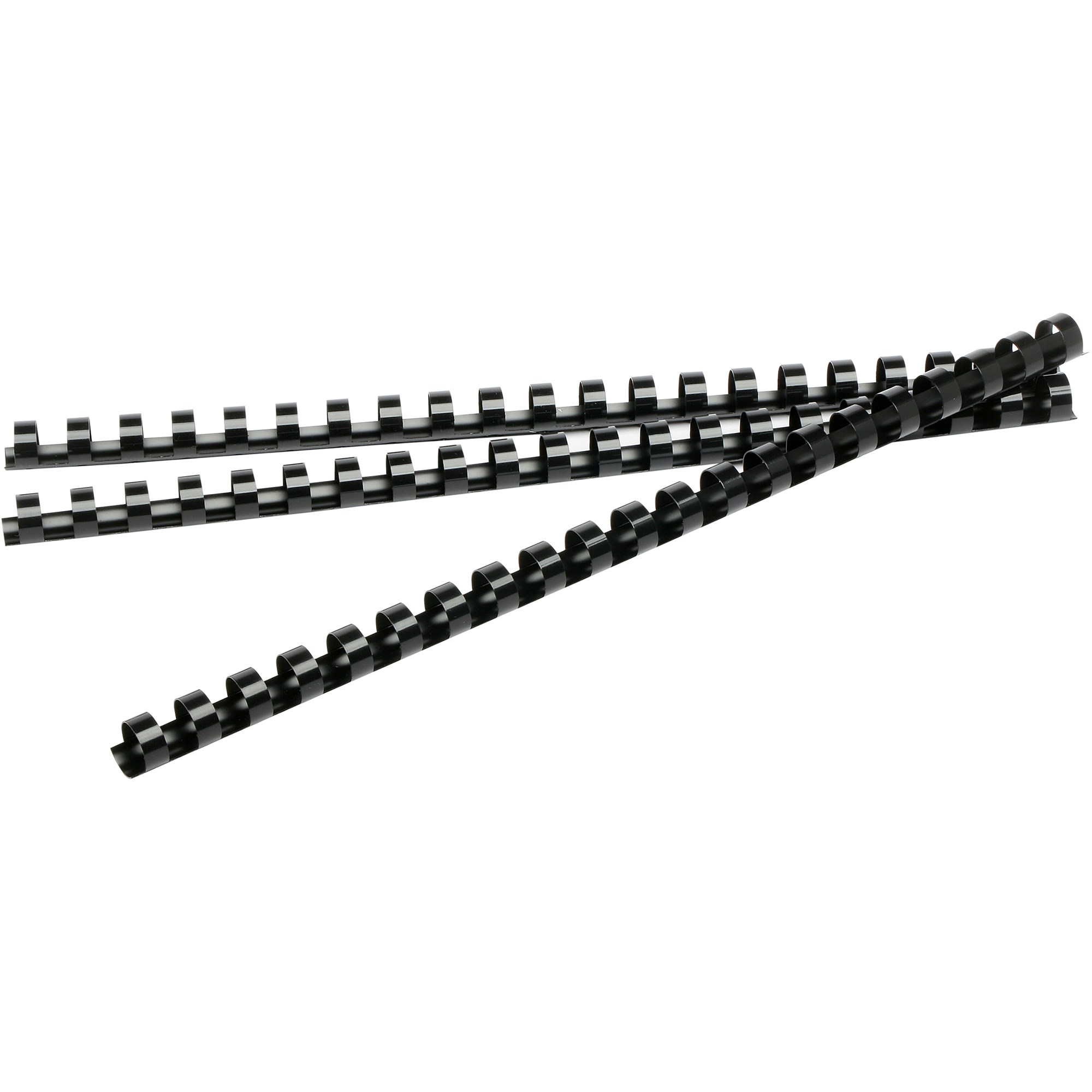 Rexel Plastic Binding Comb 9.5mm 21 Loop 60 Sheets Capacity Black Pack  Of 100