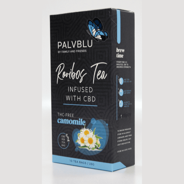PALVBLU CBD-Infused Rooibos Tea (10 teabags)