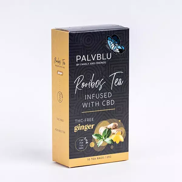 PALVBLU CBD-Infused Rooibos Tea (10 teabags)