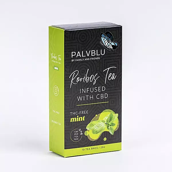 PALVBLU CBD-Infused Rooibos Tea (10 teabags)