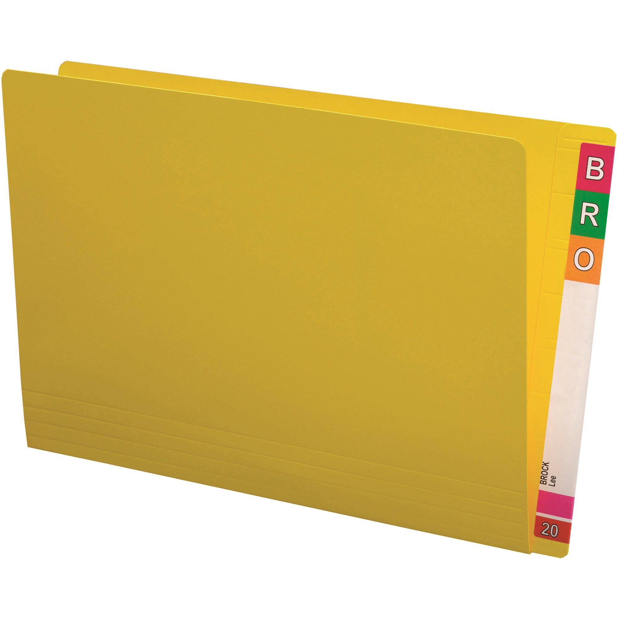 Avery Lateral Shelf Files Foolscap Extra Heavy Weight Yellow Box  Of 100