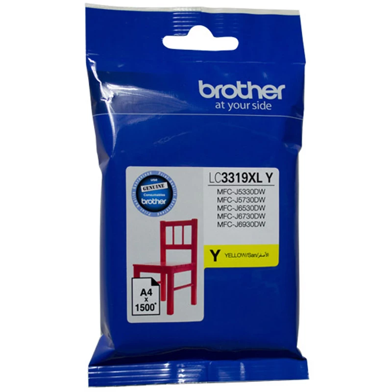 Brother LC-3319XLY Ink Cartridge High Yield Yellow