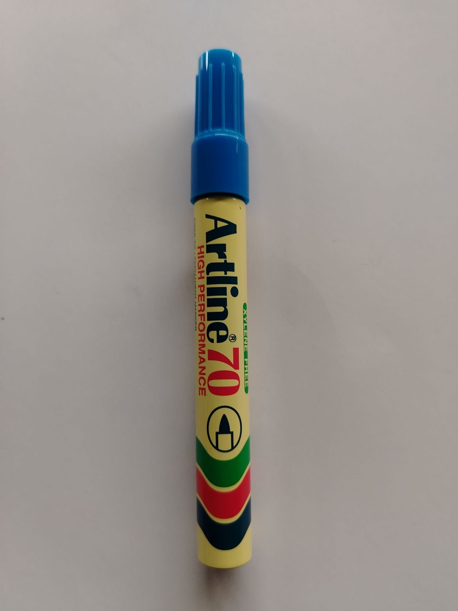 MARCADOR PERMANENTE ARTLINE 70 AZUL RECARGABLE PTA BALA