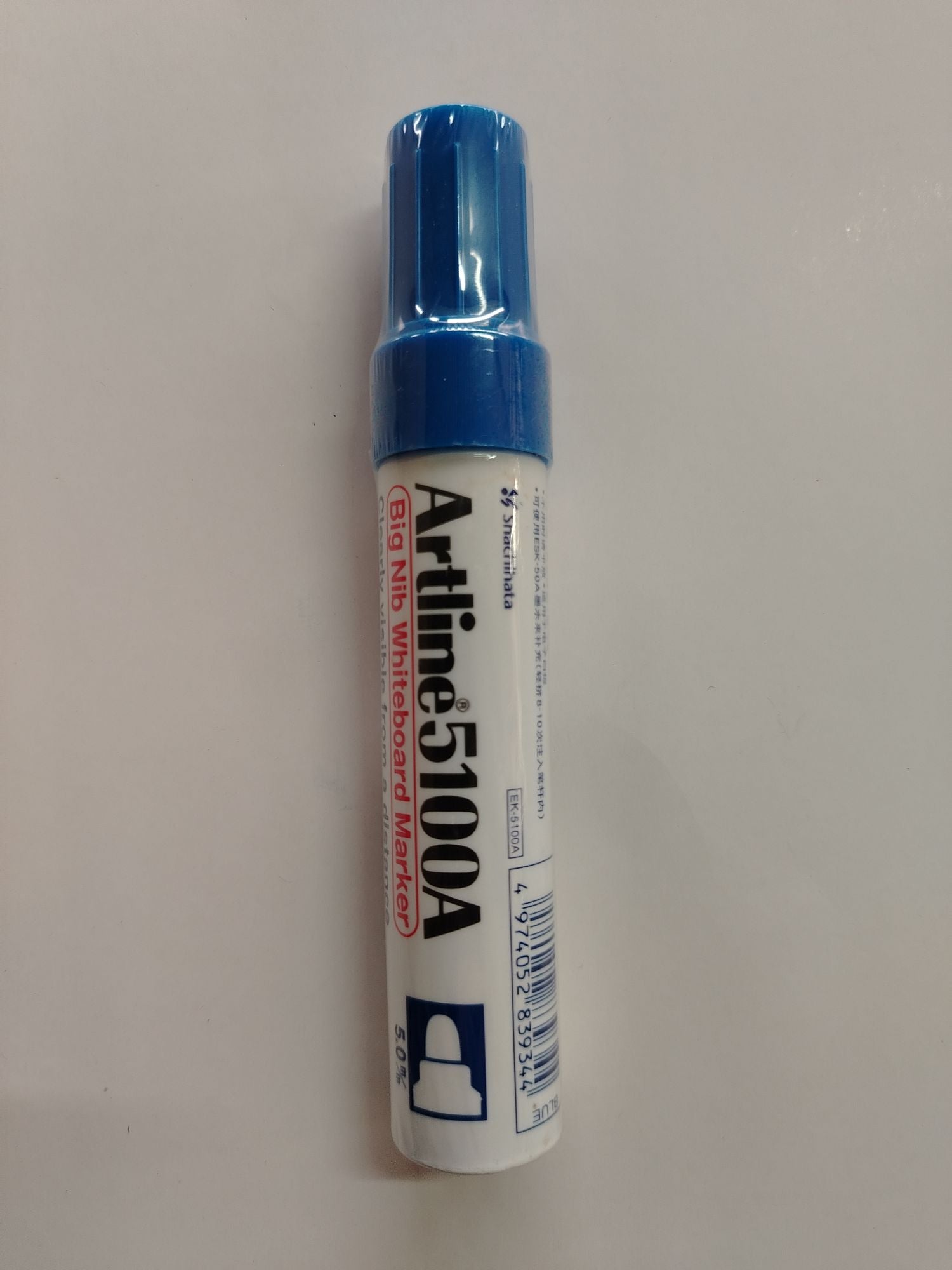 MARCADOR PIZARRA ARTLINE 5100A AZUL RECARGABLE PTA BALA GRUESA