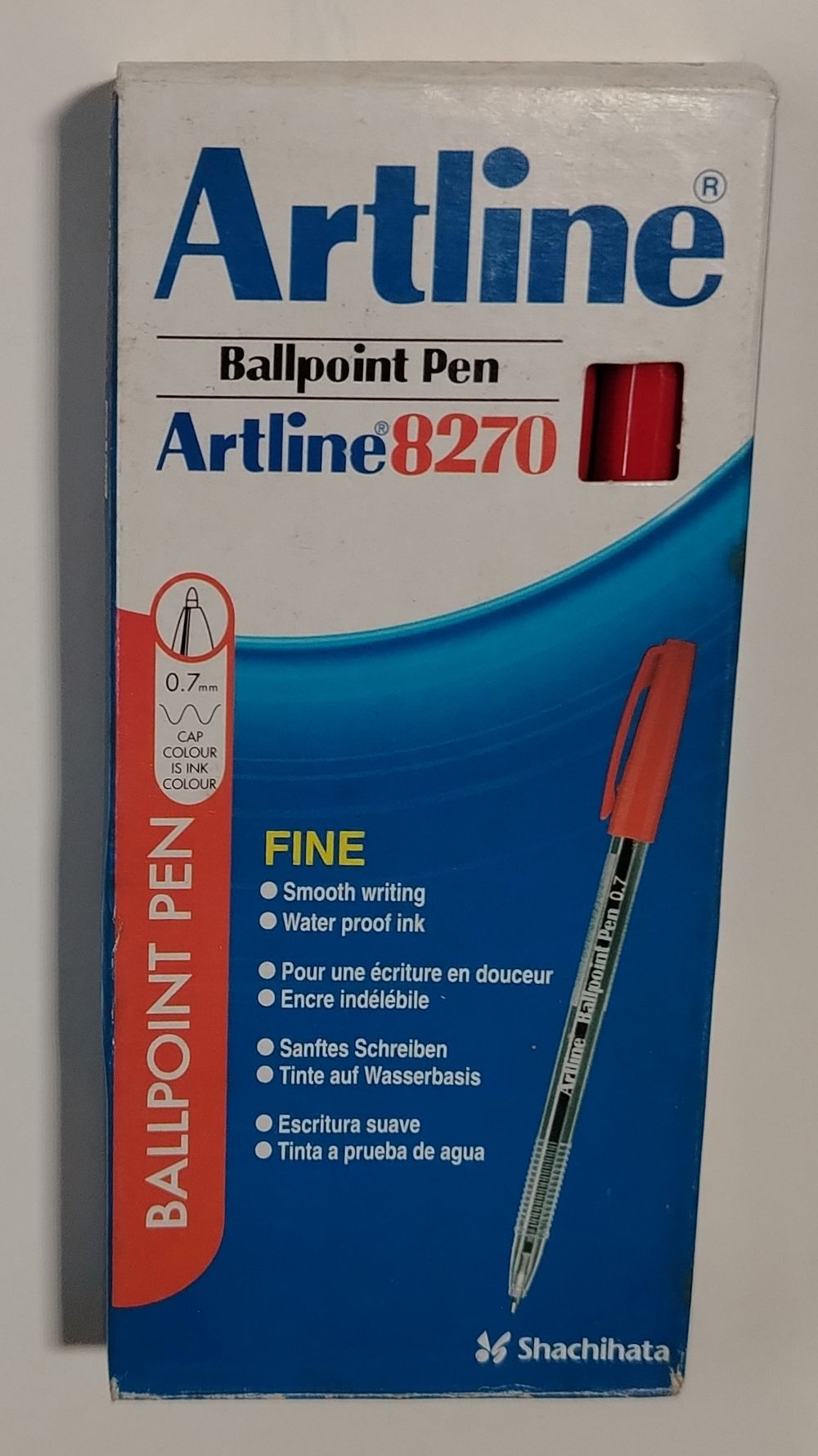 BOLIGRAFO ARTLINE ECON 0.7MM 8270 ROJO