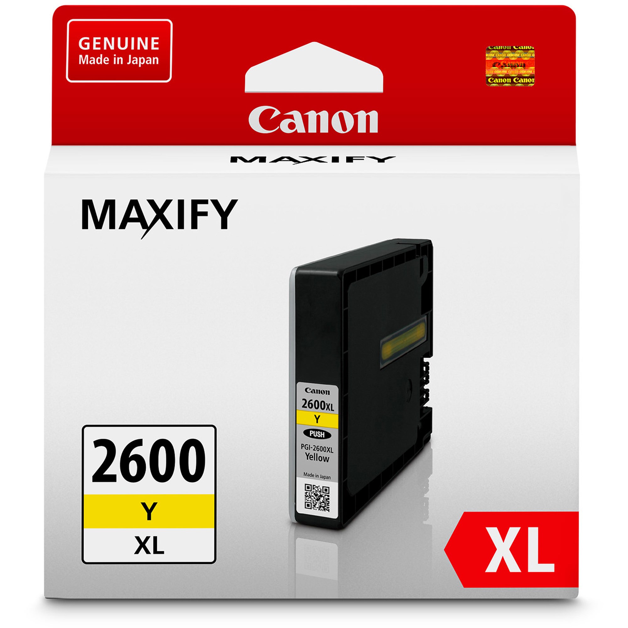 Canon Maxify PPGI2600XLY Ink Cartridge High Yield Yellow