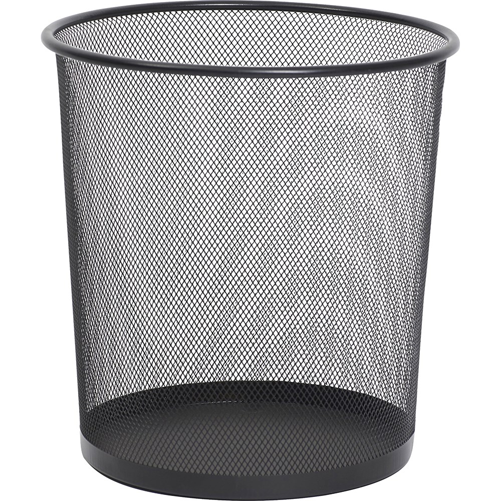 Compass Round Mesh Bin 11 Litres Black
