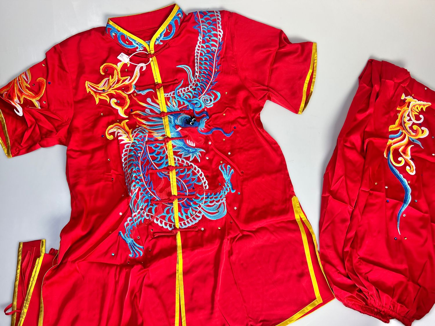 Copia de Copia de Uniforme Premium Wu Shu bordado Rojo