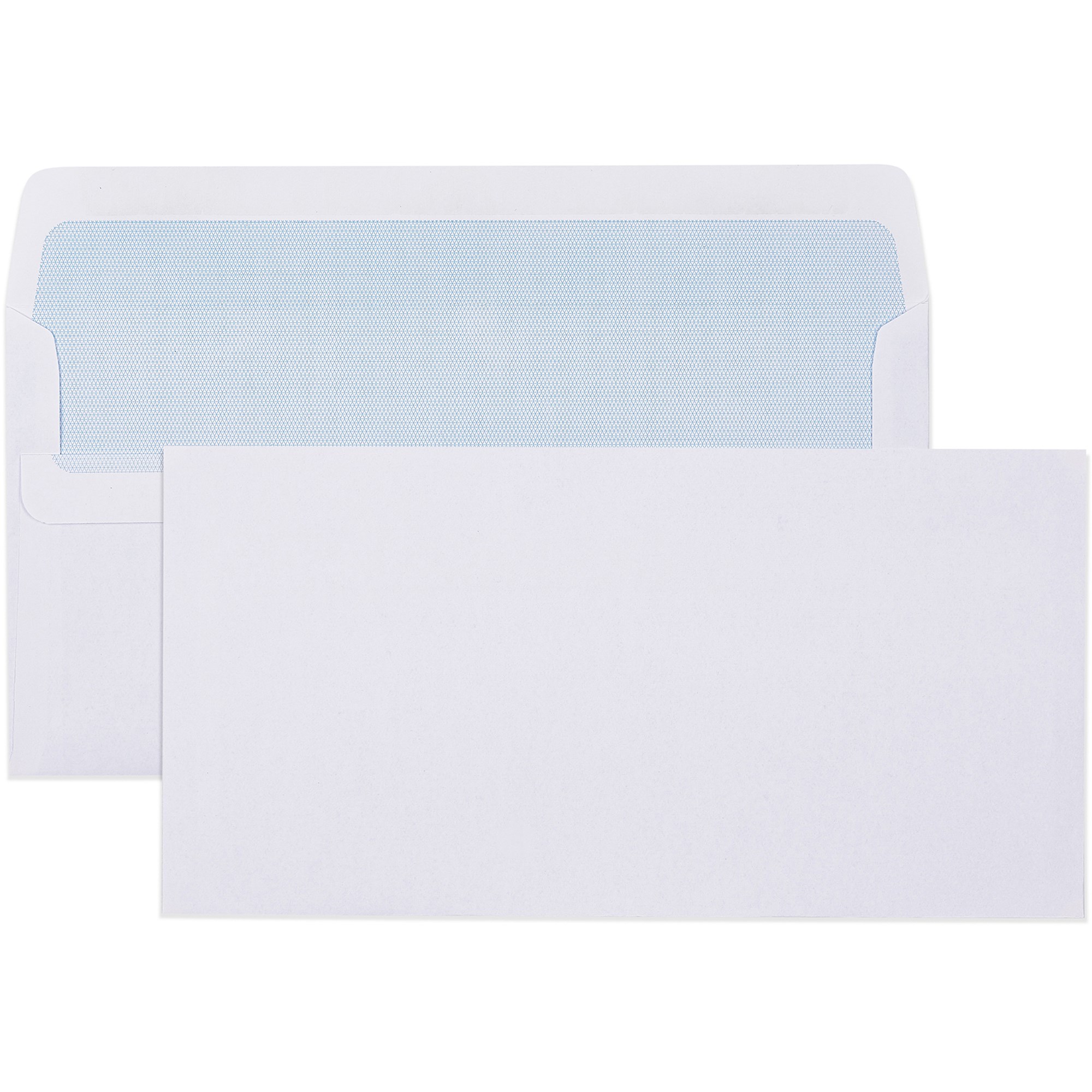 Cumberland Plain Envelope DLX 120 x 235mm Self Seal Secretive White Box  Of 500