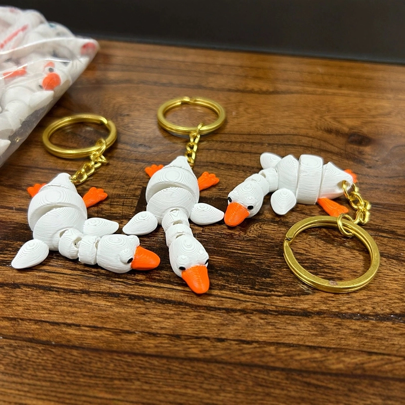 3D PRINTED DUCKIES KEYCHAIN