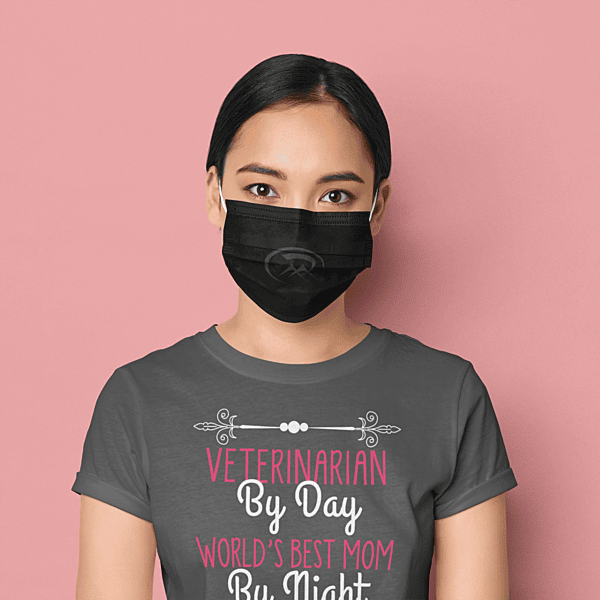 Veterinarian By Day World's Best Mom By Night Softstyle T-shirt