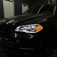 E70 X5 Facelift Style LED Headlights w/Etched DTM Rings (2007β2013)