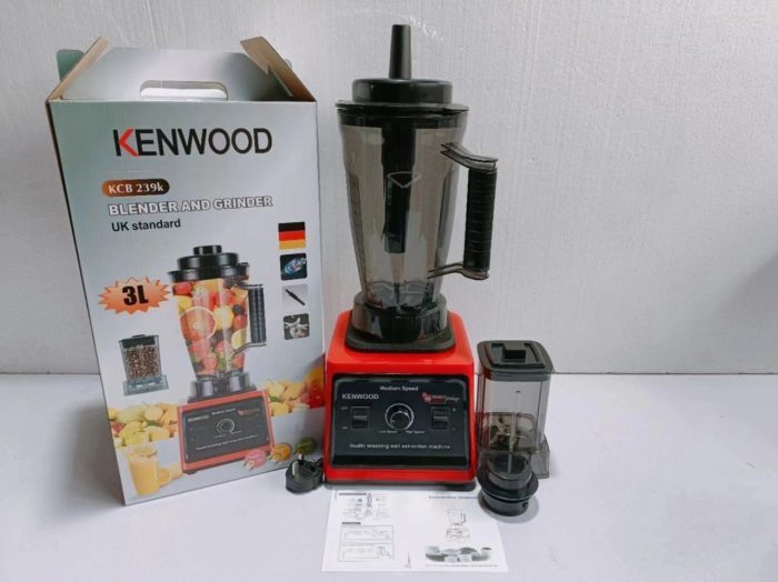KENWOOD 2IN1 BLENDER 12000W 4L +1CUPS 8 BLADES - UK STANDARD