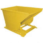 Tolva de Autovaciado, 6000 lb., Acero, Amarillo