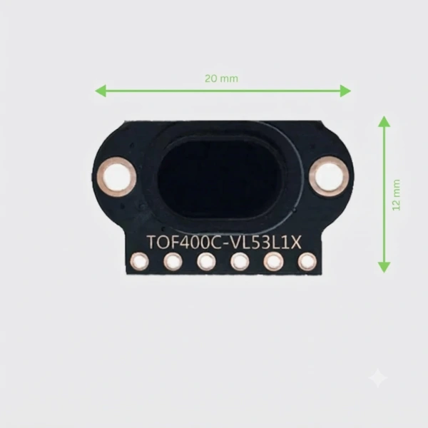 TOF400C-VL53L1X Time-of-Flight Distance Sensor Module -400 cm Range with I2C Interface