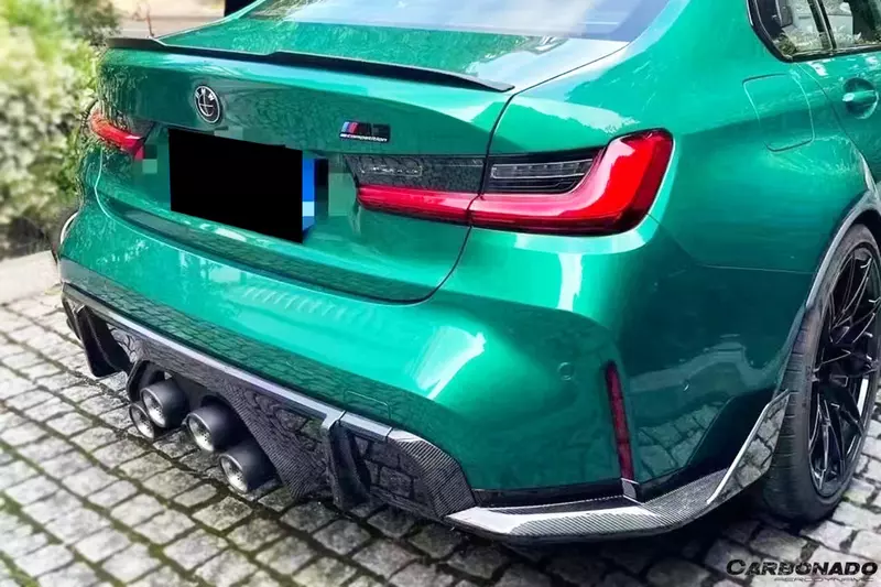 BMW M4 G82 / G83 MP Style Carbon Fiber Rear Caps | 2021–2025