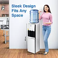 A close-up of the ISI Mark logo on the Voltas Water Dispenser, signifying its safety and quality.