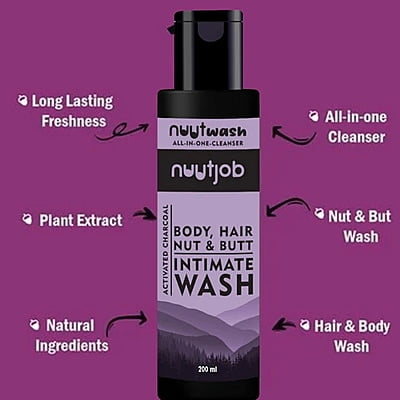 Nuutjob - Nuutwash Intimate Nut, Butt, Body And Hair Wash Four-In-One Cleanser 200ml